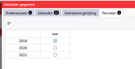 checkboxes in een tabel