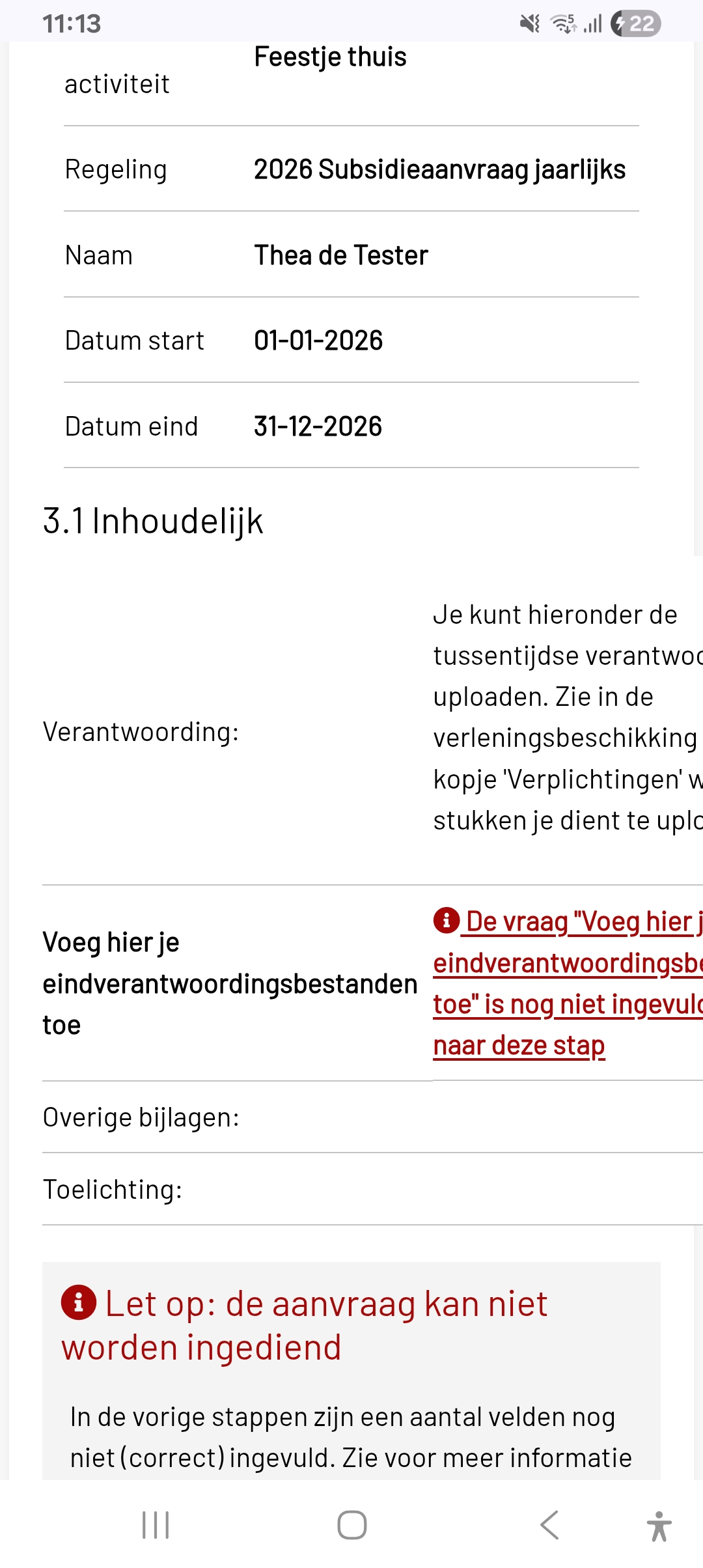 tabel op mobiele weergave
