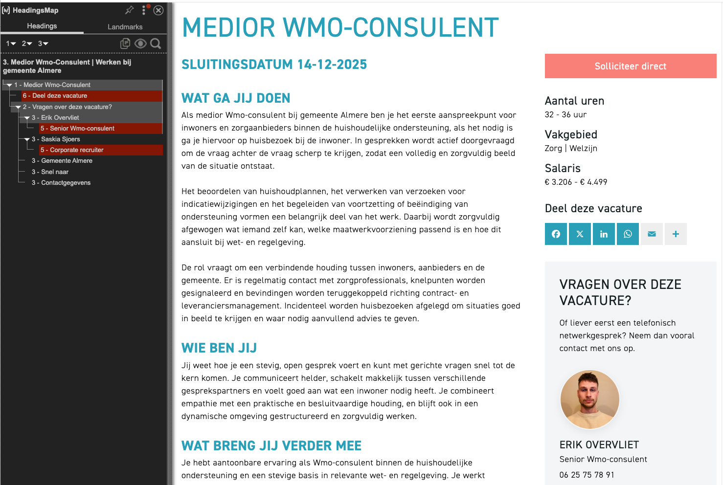 koppenlijst vacaturepagina