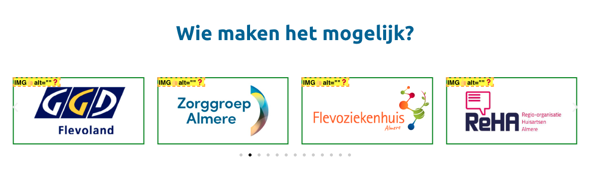 alt-attributen bij logo's
