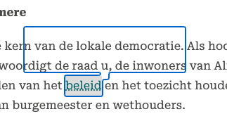 tooltip met toetsenbord