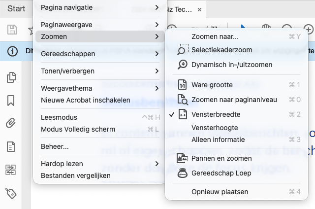 Tekst opnieuw plaatsen in Acrobat